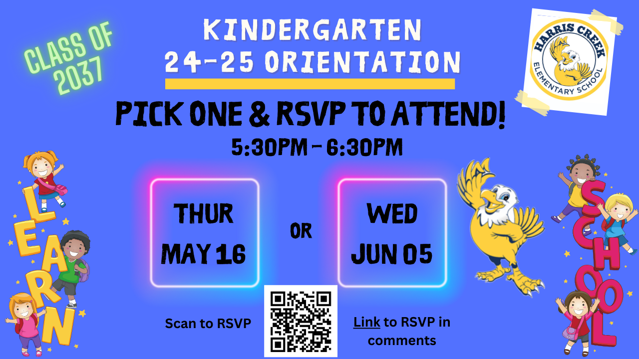 Kindergarten 2024 Orientation